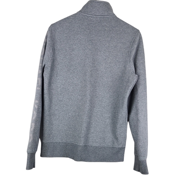 Michael Kors‎ 1/4 Zip Grey Pullover Jacket Sweatshirt Size Medium - Picture 3 of 5